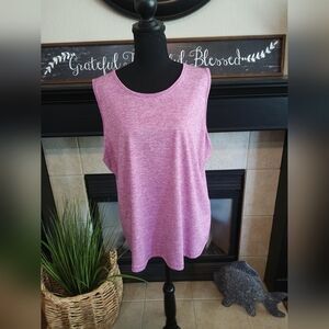Ideology Pink Sleeveless Relaxed Tank Top